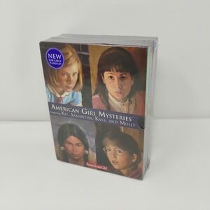 American Girl Doll Mysteries Kit Samantha Kaya Molly Boxed PB Book Set SEALED